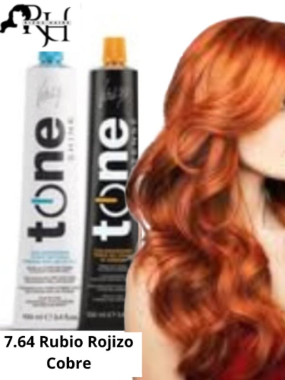 Tinte Vitality's Tone 7.64 Rubio Rojizo Cobre semi permanente sin amoniaco Inte